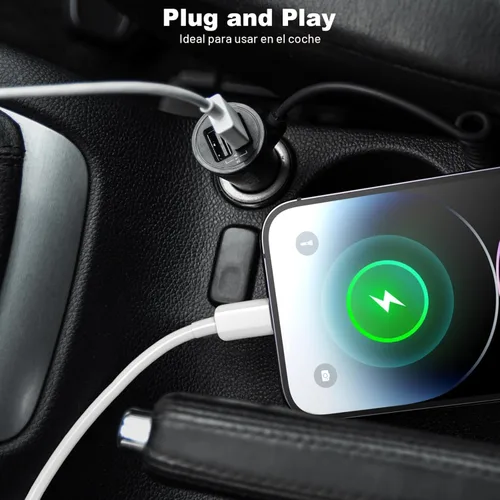 Miniatura 5 de Cable Carplay para Automóvil iPhone 16E/17 para iPhone 16E/17Air, 15/16/17 Pro Max 15 16 Plus Cable de Accesorios para Automóvil, USB A a USB C