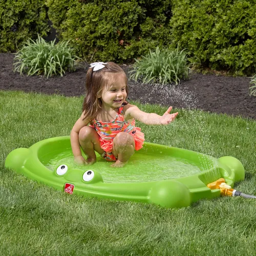 Miniatura 3 de Step2 Almohadilla para salpicaduras de insectos de agua, mesa de agua para niños y actividades de arena, juego sensorial para rociadores y piscina