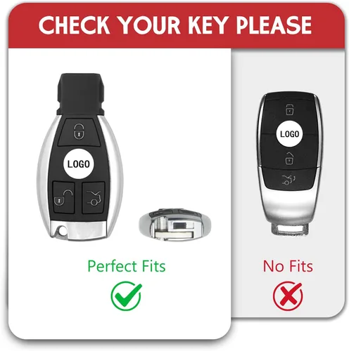 Miniatura 2 de Funda para llavero de automóvil de Mercedes Benz, con protección de TPU suave, compatible con Mercedes Benz C E S M CLS CLK G Class Keyless Smart