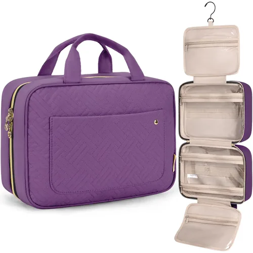 Miniatura 20 de Bolsa de viaje con gancho para colgar, resistente al agua, organizador de cosméticos, bolsa de viaje para accesorios, champú, contenedor