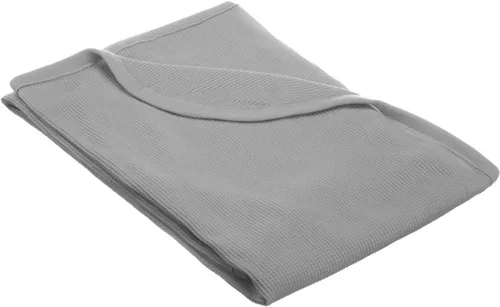 Miniatura 12 de TL Care Manta térmica de muselina 100% algodón con textura de gofre para envolver, suave, transpirable y elástica, color crema, 30 x 40 pulgadas