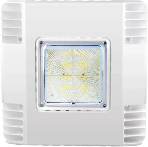 OSTEK Luz LED para toldo, luz de estación de gas de grado comercial de 150 W, luz diurna de 5700 K, 21000 lm, montaje en superficie, lámpara de