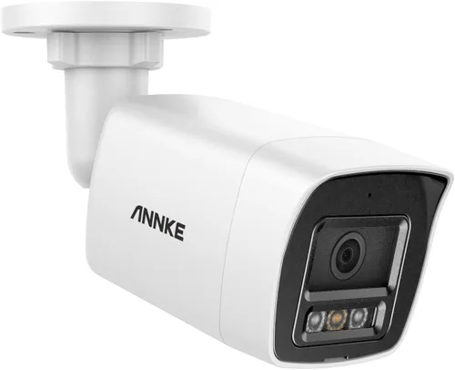 ANNKE Cámara IP PoE de 12MP para exteriores, cámara de seguridad con doble luz inteligente para vigilancia doméstica, detección de seres