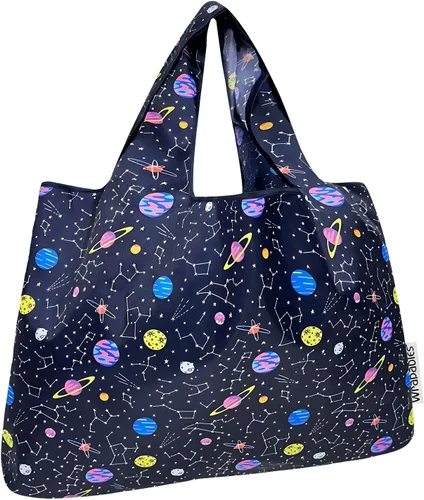 Miniatura 23 de allydrew Bolsas de comestibles reutilizables de nailon plegables grandes