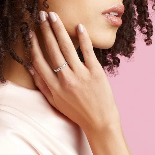 Miniatura 3 de Pandora Knotted Hearts Ring - Symbol of Unbreakable Love - Promise Ring for Women - Layering or Stackable Ring - Gift for Her - Sterling Silver
