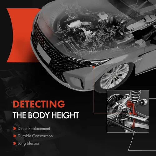 Miniatura 2 de A-Premium Sensor de nivel de altura de conducción compatible con Chevrolet Camaro 2016 2017 2018 2019, 2.0L 3.6L 6.2L, Convertible/Coupe, lado