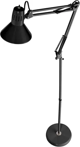 Miniatura 8 de Bostitch Office VLF100F Lámpara de Pie de Metal con Brazo Oscilante, 72" de Alto con Ajuste Multi-Articulación, Incluye Bombilla LED Reemplazable