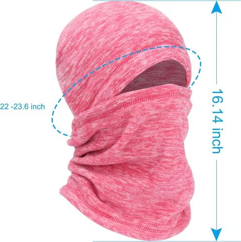 Miniatura 3 de mysuntown - Pasamontañas de esquí para mujer y hombre, cubrebocas de invierno, Balaclava, 22