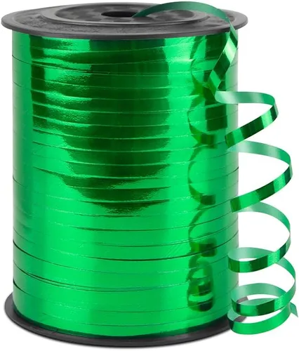 Miniatura 29 de Cinta Rizada Plateada, 1/5" de ancho x 500 yardas Cintas Rizadas de Navidad para Envolver Regalos, Decoración de Fiestas, Cuerda de Globos, Cabello