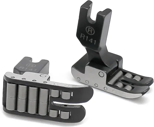 Miniatura 2 de 1 Pieza de prensatelas de rodillos negro R141 12 rodamientos para máquina de coser industrial para Juki Consew Brother Singer (12 rodamientos)