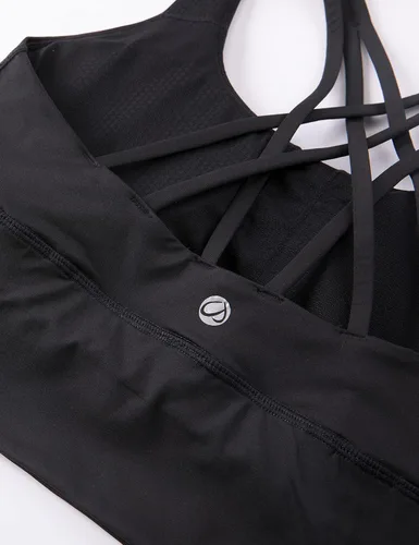 Miniatura 5 de CRZ YOGA - Sujetador deportivo con tirantes delgados para mujer, con relleno y sin varillas para entrenamiento de mediano impacto