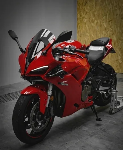 Miniatura 4 de Soporte lateral para moto Suzuki DL1000 para V-Strom 1000 1000XT 1000 XT 2014 2020 2021 2022 (color : rojo)
