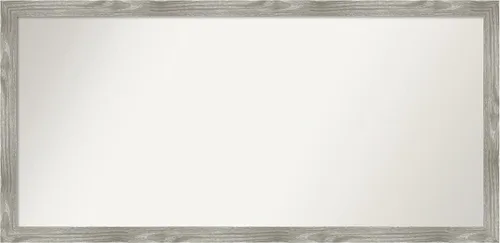 Miniatura 252 de Amanti Art Espejo personalizado, espejo de baño gris plomo a rayas, espejo de pared o espejo de tocador de baño sobre el fregadero