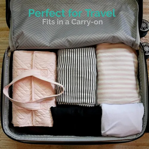 Miniatura 7 de Neceser de viaje colgante para mujer, bolsa de viaje plegable para mujer, 4 bolsas de viaje extraíbles XL aprobadas por la TSA para cosméticos