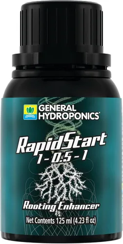 Miniatura 4 de General Hydroponics Rapid Start, líquido que ayuda al crecimiento de las raíces de las plantas.