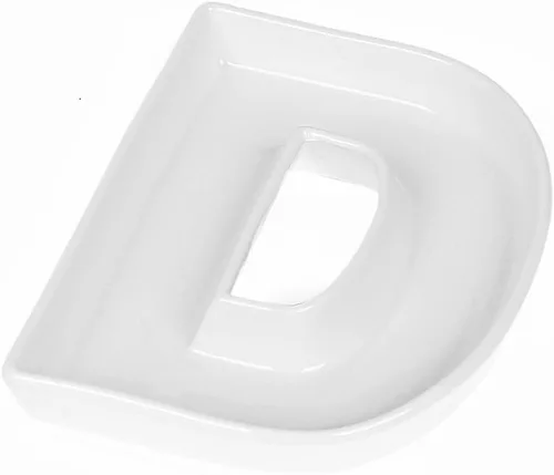 Miniatura 23 de Coffeezone - Plato de cerámica para dulces y nueces, decoración para bodas y fiestas, Blanco