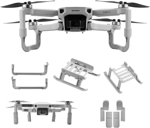 Soporte extensor de altura para dron, extensión de tren de aterrizaje, protector de pierna para DJI Mavic Mini 2/Mini SE Accesorios (color : Plegable