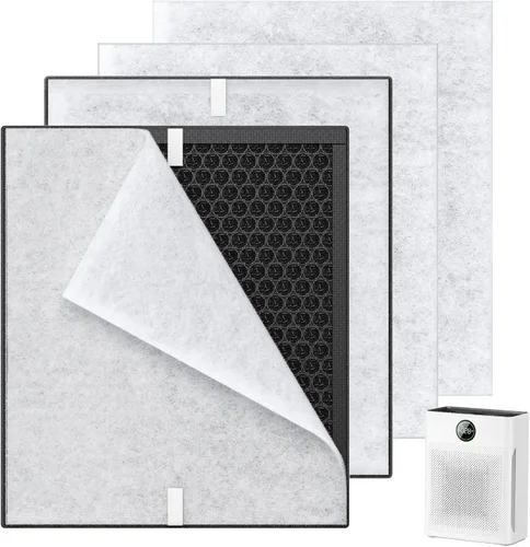 Paquete de 2 filtros de repuesto PR1 para purificador de aire Mooka Mode PR1, filtro HEPA verdadero H13 para el hogar, habitación grande de hasta