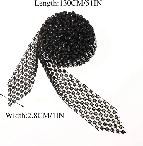 Miniatura 5 de Glamorstar Regalo de corbata de cuello con diamantes de imitación para mujer