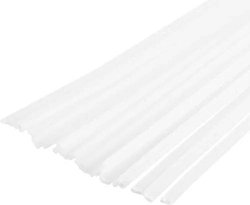 MECCANIXITY 20 varillas de soldadura de plástico de 8 pulgadas, tiras de soldadura PP, varillas de soldador para parachoques de automóvil,