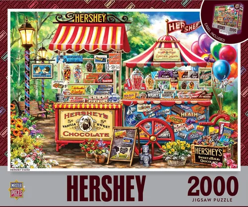 MasterPieces Rompecabezas de 2000 piezas para adultos, familia o jóvenes - Soporte Hershey's - 39"x27"