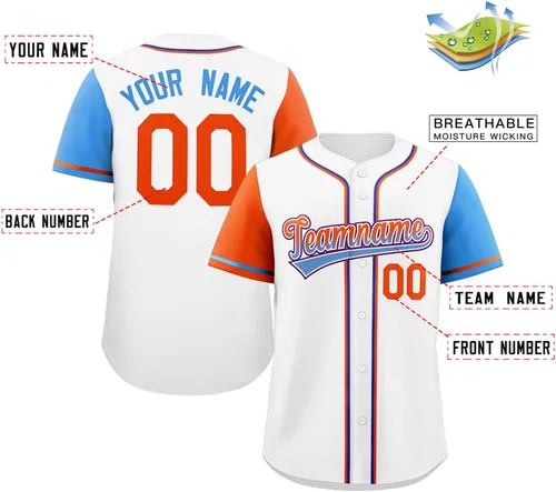 Miniatura 49 de Camisetas de béisbol personalizadas con botones de manga corta, número de nombre cosido personalizado / impreso para adultos y jóvenes