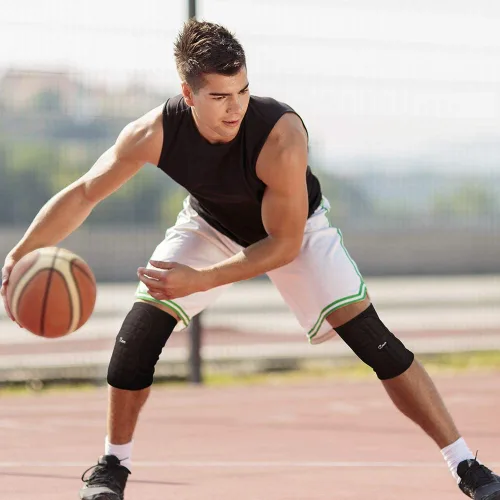 Miniatura 8 de JBM Rodillera para mujeres y hombres, rodillera de compresión para baloncesto, voleibol, tenis, correr, entrenamiento, ejercicio
