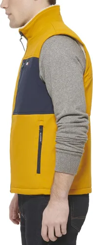 Miniatura 3 de Tommy Hilfiger Chaleco con forro Sherpa para hombre, Multi