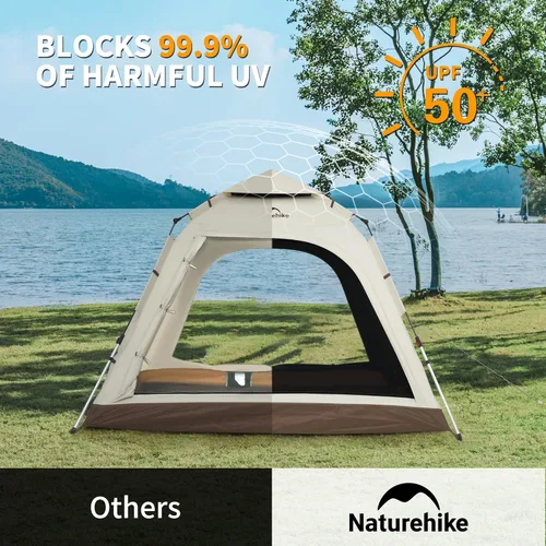 Miniatura 6 de Naturehike Upgraded Ango 3-4 Person Blackout Tent,Instant Pop up Tents for Camping, Waterproof Anti-UV Camping Tent
