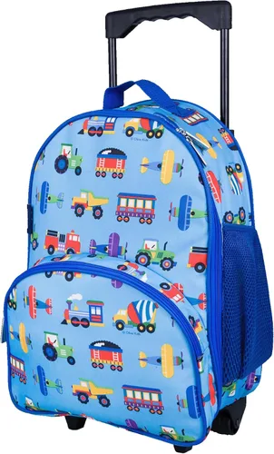 Wildkin El equipaje con ruedas para niños y niñas, el tamaño del equipaje de mano es perfecto para la escuela y viajes nocturnos