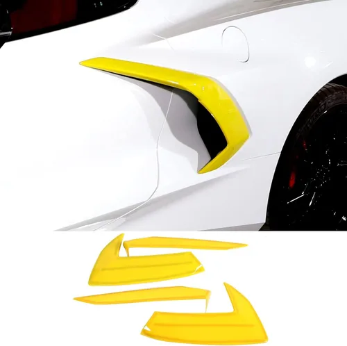 Miniatura 9 de Cubierta para manija de puerta de automóvil para Chevrolet Corvette C8 Stingray Z06 2020-2025, accesorios de decoración de puerta de ventilación