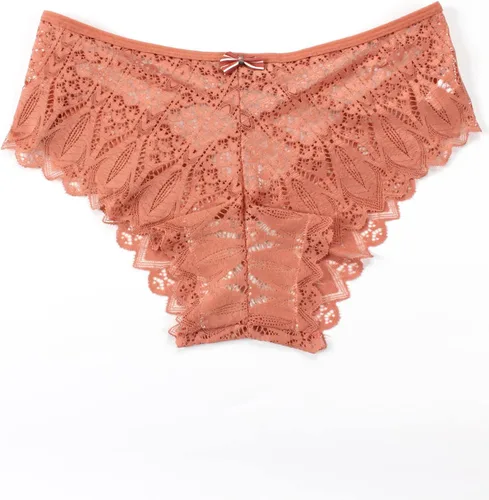 Miniatura 5 de Milumia Ropa interior de encaje floral para mujer, braga de bikini sin costuras cruzadas