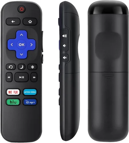 Miniatura 2 de [Paquete de 2] Control remoto de repuesto para Roku TV, compatible con televisores TCL, Hisense, Onn, Sharp, Element, Westinghouse, Philips Series