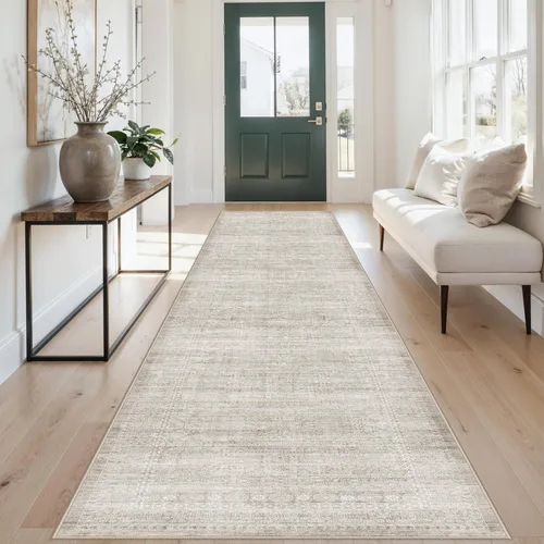 Miniatura 70 de HY HAO YUN LAI Alfombras antideslizantes para pasillos, alfombra lavable para pasillo, alfombra larga ultra suave para cocina, alfombras de acento