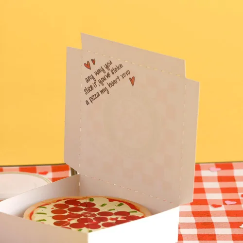 Miniatura 5 de Lovepop Tarjeta del día de San Valentín para ella, él – Tarjetas de felicitación románticas 3D – You've Stolen a Pizza my Heart – 5 x 7 pulgadas