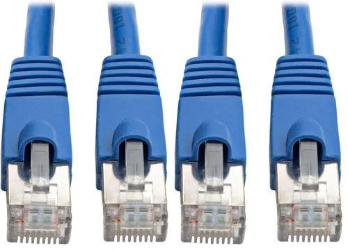 Miniatura 54 de Tripp Lite Cable Ethernet Cat6a 10G, cable de conexión de red STP moldeado sin enganches (RJ45 M/M), negro, 35 pies/34.8 ft, garantía