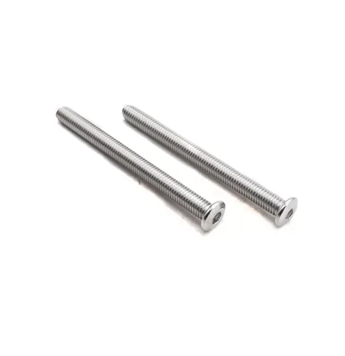 Miniatura 18 de Tornillos de cabeza Allen avellanados con remache M8 x 3.937 in, tornillos de conexión para muebles, acero inoxidable 304
