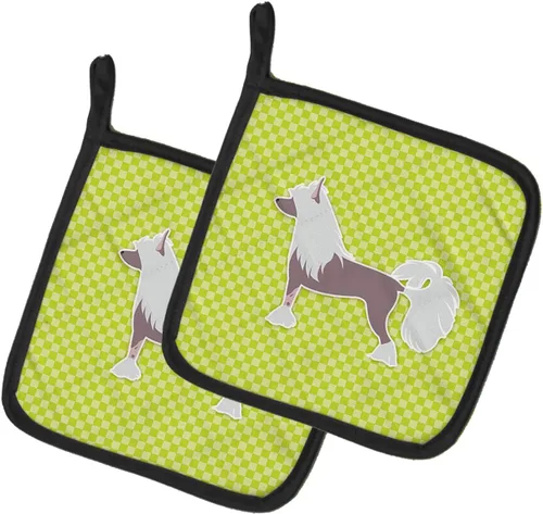Miniatura 82 de Caroline's Treasures BB3567PTHD - Juego de soportes para ollas de cocina resistentes al calor, almohadillas calientes para cocinar, hornear, Copo