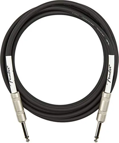 Miniatura 12 de Fender Cable de instrumento original de 18.6 pies, recto, negro, 1 paquete