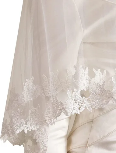 Miniatura 7 de Velo corto de boda con peine, accesorios de despedida de soltera, velo de novia, velos de tul para decoración de novias