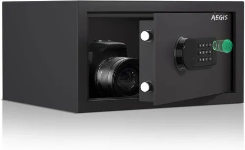 Miniatura 12 de Caja fuerte electrónica AEGIS de 0,8 pies cúbicos - Caja fuerte de seguridad con teclado digital para el hogar/oficina, caja de efectivo de acero