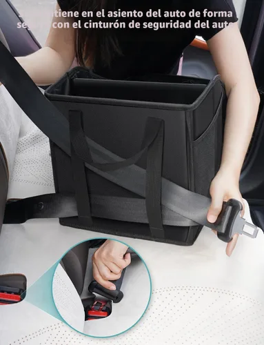 Miniatura 9 de YOHOOLYO Organizador de Asiento de Coche Organizador de Asiento Trasero de Coche con 4 Compartimentos, 4 Portavasos y 7 Bolsillos de Malla para Negro