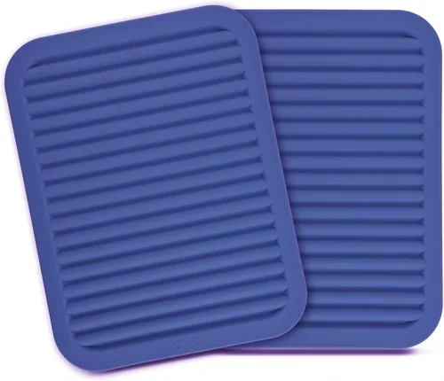 Miniatura 13 de Salvamanteles para platos calientes, salvamanteles de silicona versátil para cocina, tapete de platos y soporte para ollas para mostrador, tapete