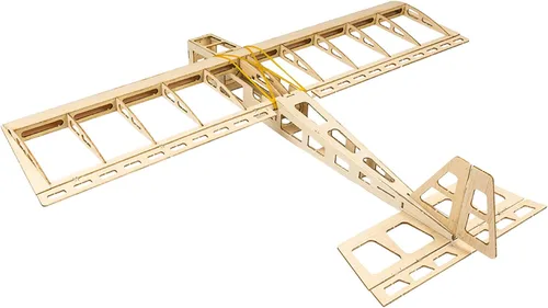Miniatura 8 de mewmewcat Rc Avión, Dancing Hobby R03 STICK-06 Avión 22.835 in Pan Balsa Madera Aviones DIY Juguete Volador para Adultos al Aire Libre Kit Versión