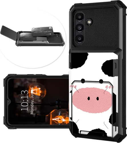 Funda tipo cartera para Samsung Galaxy A13 5G con tapa de 5 tarjetas, tarjetero de doble capa, resistente, a prueba de golpes, TPU funda protectora