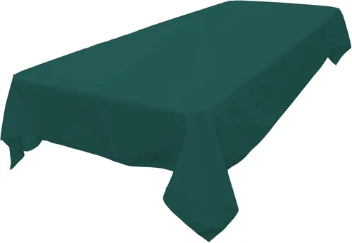 Miniatura 186 de LA Linen Mantel rectangular lavable de popelín de poliéster, resistente a las manchas y a las arrugas, cubierta de mesa 60x84, mantel de tela