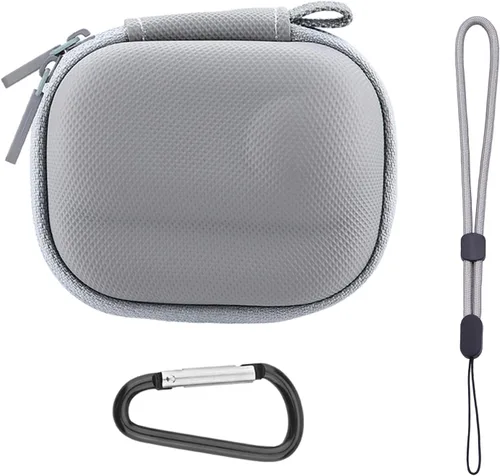 Funda de transporte pequeña para Insta360 GO 3/GO 3S, bolsa de almacenamiento con carcasa rígida de PU y protección de cubierta de lente, mini bolsa