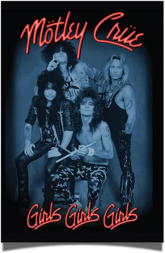 Miniatura 7 de Desert Cactus Motley Crue Póster 11 x 17 Pulgadas para Habitación y Oficina, Decoración Oficial para Fans (11x17 pulgadas, Diseño 2, Papel)