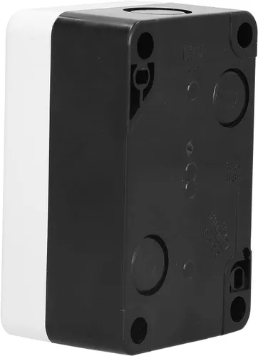 Miniatura 6 de Caja de control de interruptor de subida y abajo, estación de interruptor momentánea de CA 400 V 10 A con orificio de alambre de 0.787 in