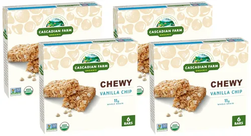 Miniatura 7 de Cascadian Farm Barras de Granola Masticables Orgánicas con Chispas de Chocolate, 6 Barras, 7.4 oz